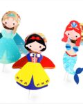 Θήκη με γλειφιτζούρι πριγκίπισσες Disney Σετ 6τμχ . Πάρτι Πριγκίπισσές Disney