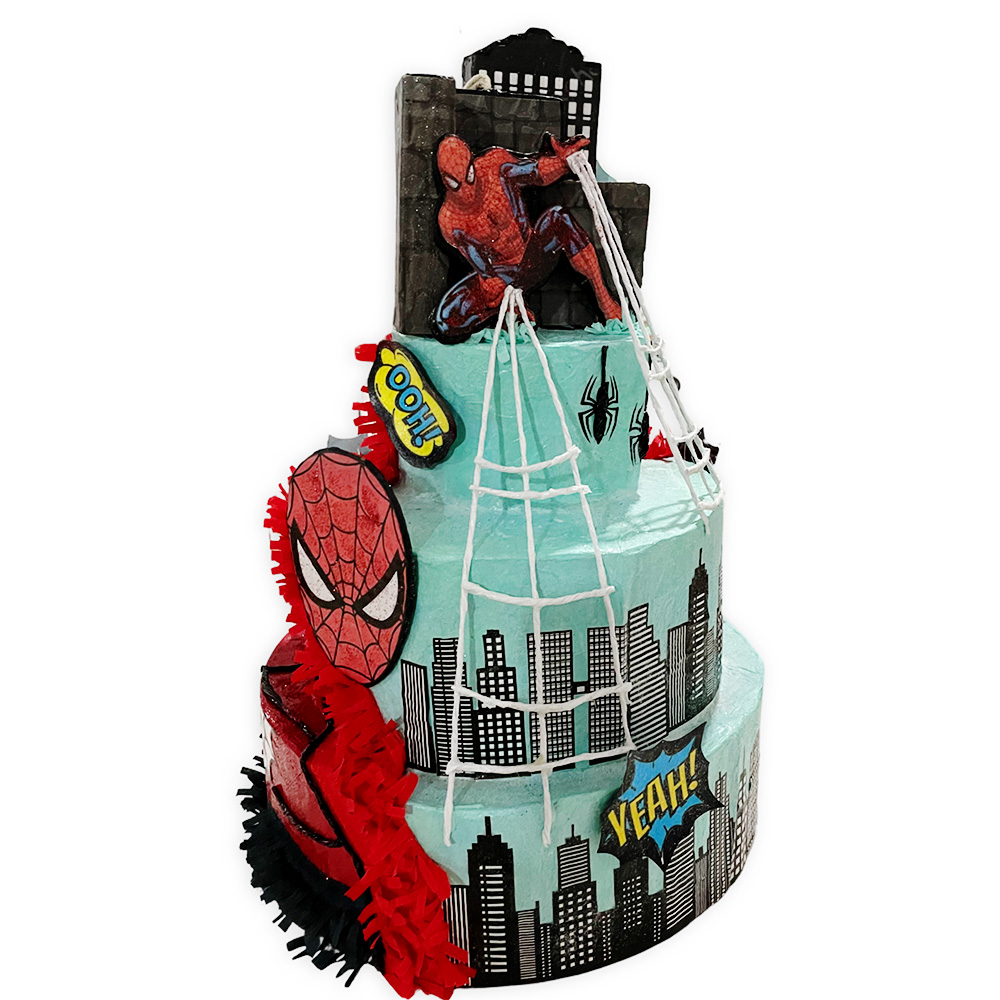 Πινιάτα Spiderman Cake. Party Superheroes. Πάρτυ υπερηρώων Spiderman