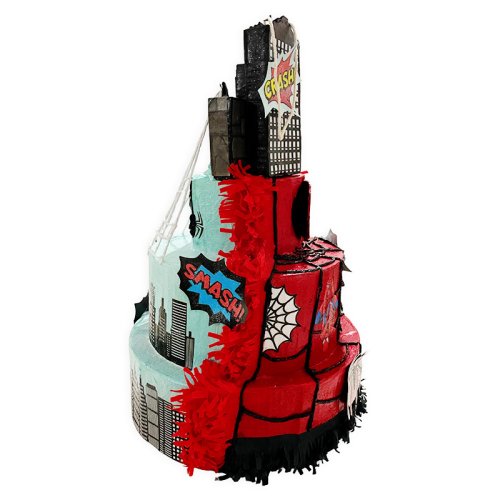 Πινιάτα Spiderman Cake. Party Superheroes. Πάρτυ υπερηρώων Spiderman