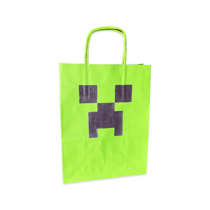 Σακουλακι Δώρου Minecraft Creeper. Παιδικό πάρτυ Minecraft