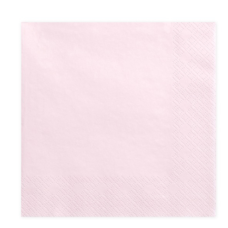 Χαρτοπετσέτες Ροζ Πούδρα