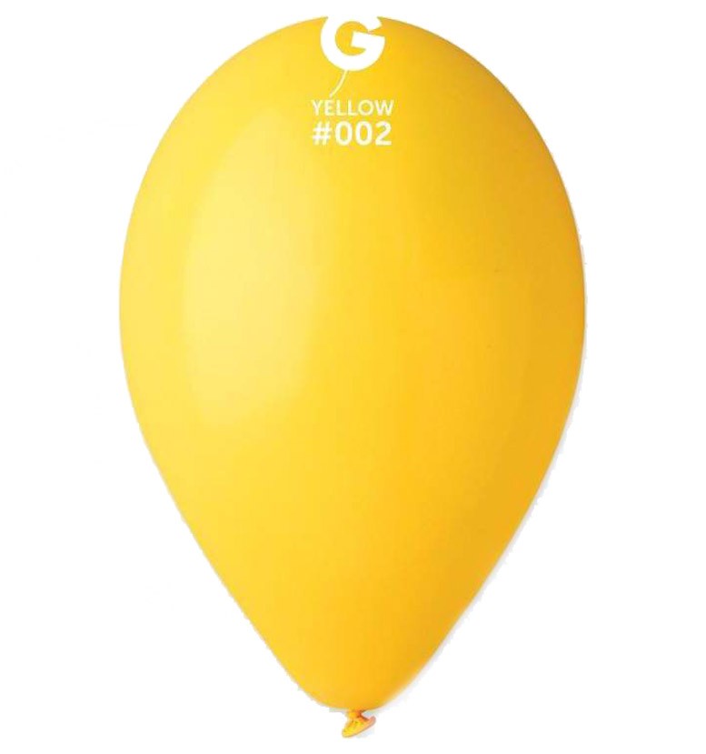 Κίτρινο μπαλόνι Latex .  Διακόσμηση Παιδικό Πάρτυ