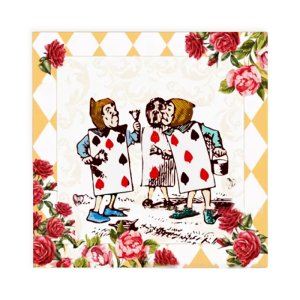 Χαρτοπετσετα Alice Wonderland. Πάρτυ με θέμα η Αλίκη στη χώρα των θαυμάτων